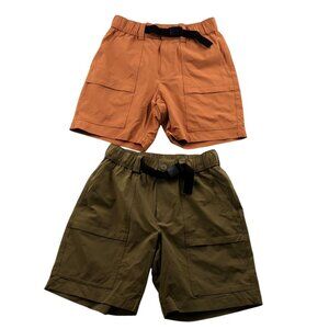 Sonoma Womens Cargo Shorts Size 29 Lot Of Two Elastic Waist Outdoors Summer